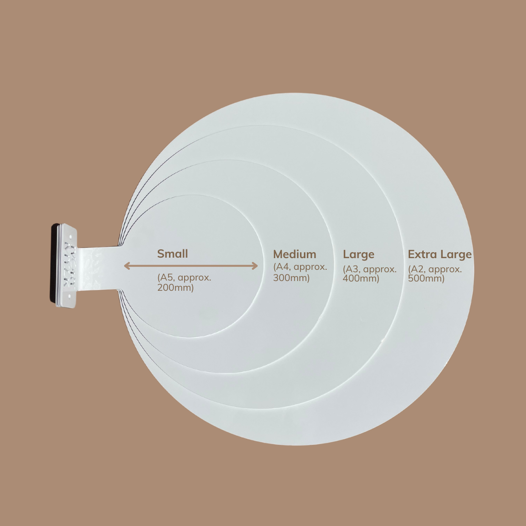 Circle Round Fold DIY Business Sign