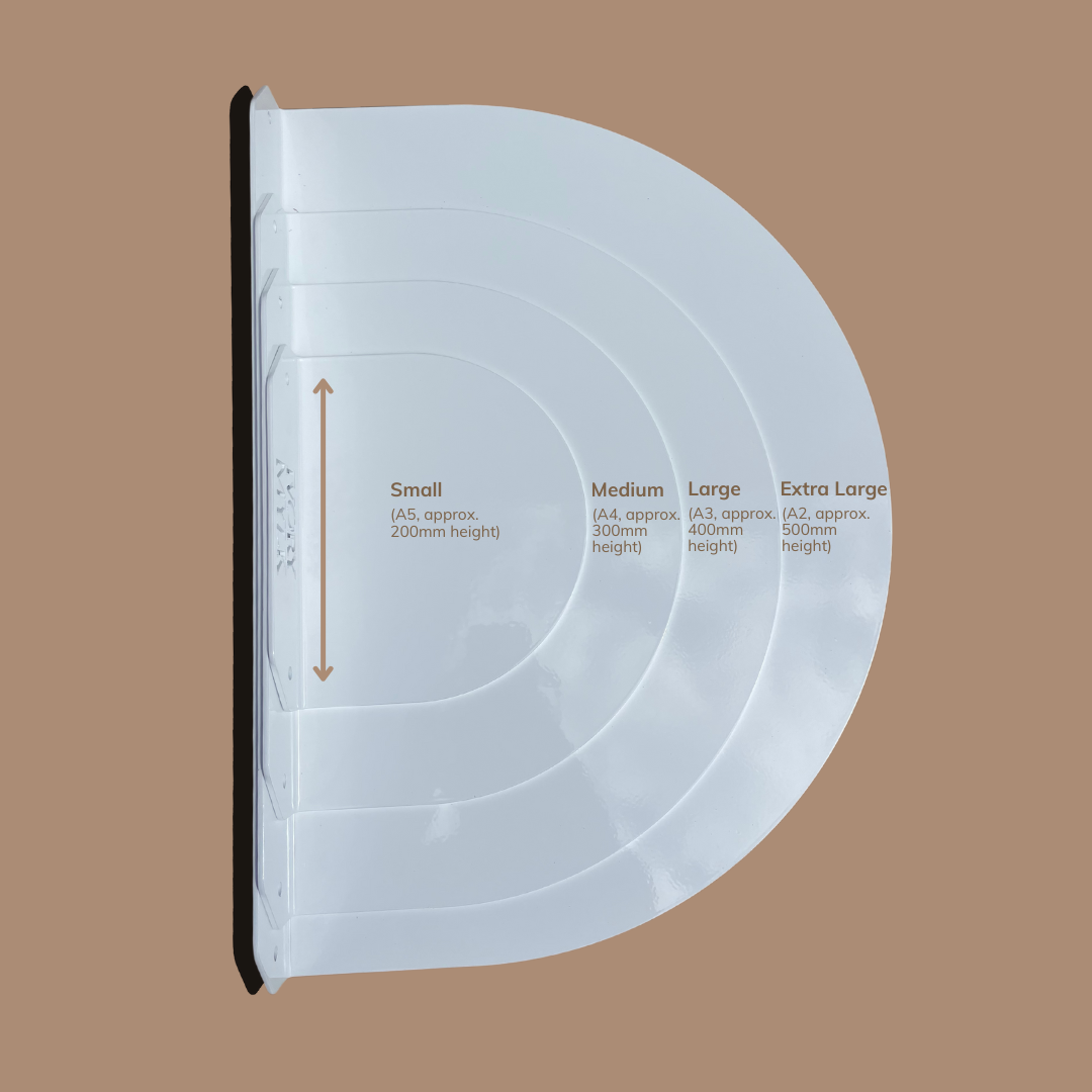 Half Round Fold DIY Business Sign